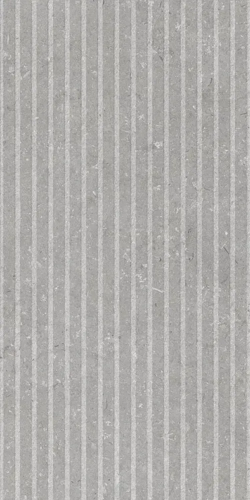 Rigatone Grigio Shellstone Porcelain Tile — stone-look 3d & decor tile, available at The Tile Store, Fort Lauderdale
