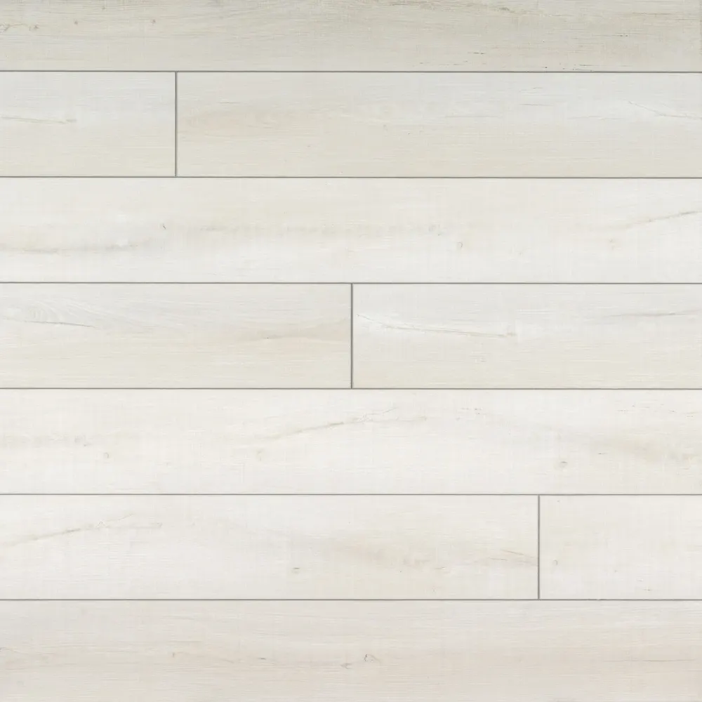 Andover Whitby White Luxury Vinyl Plank — wood-look luxury vinyl, available at The Tile Store, Fort Lauderdale
