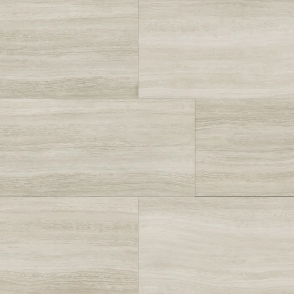 Glenridge White Ocean Luxury Vinyl Plank — marble-look luxury vinyl, available at The Tile Store, Fort Lauderdale
