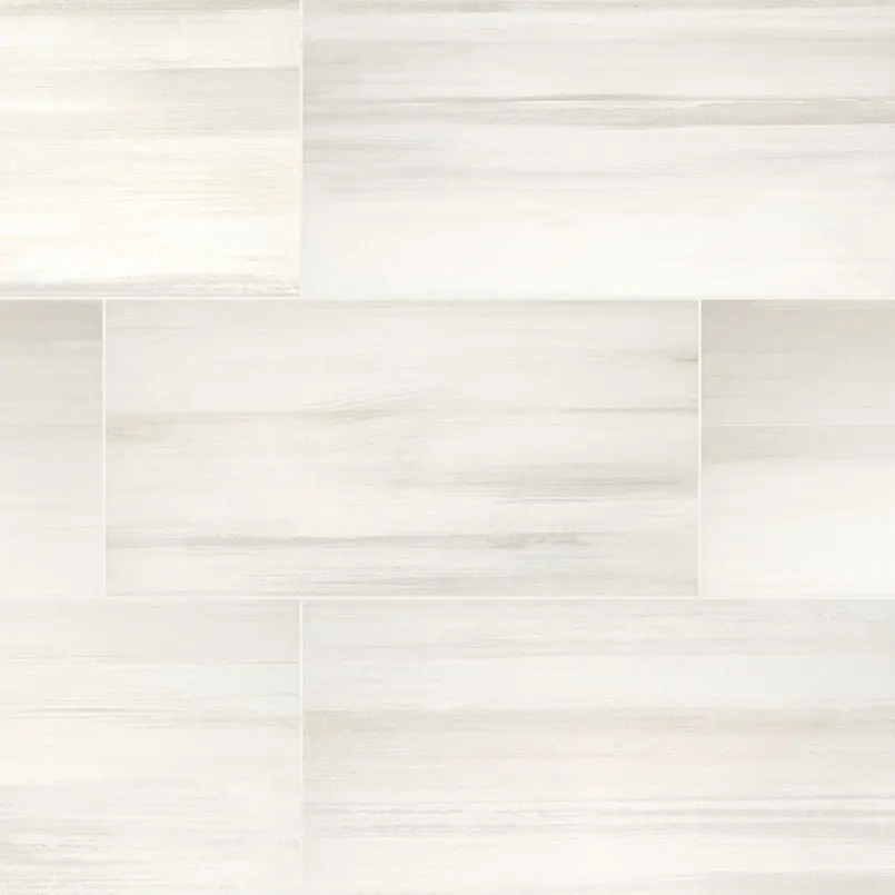 Watercolor Bianco Porcelain Tile — marble-look porcelain & ceramic tile, available at The Tile Store, Fort Lauderdale