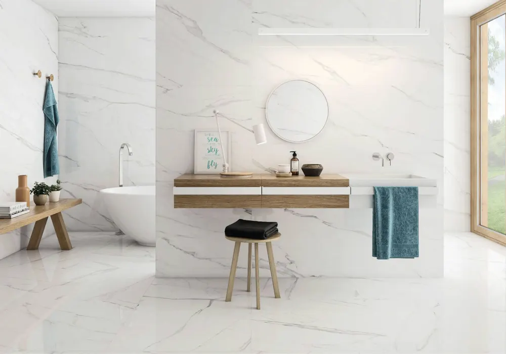Naples Marble Porcelain Tile — marble-look porcelain & ceramic tile, available at The Tile Store, Fort Lauderdale