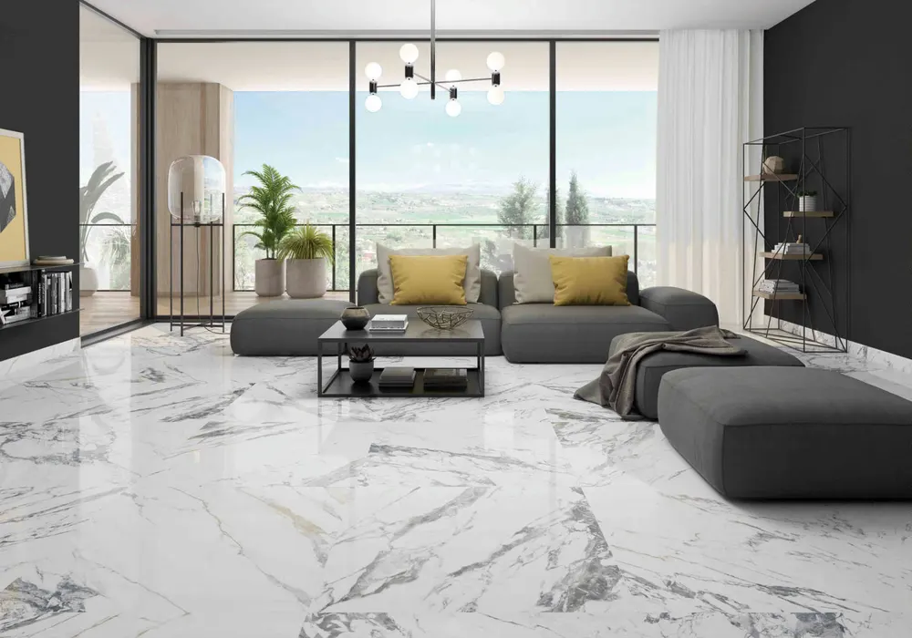 Tinenza Marble Porcelain Tile — marble-look porcelain & ceramic tile, available at The Tile Store, Fort Lauderdale