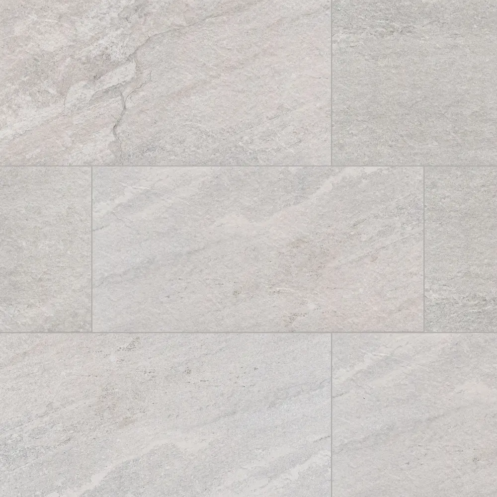 Traktion Stowe Silver Dune Porcelain Tile — stone-look porcelain & ceramic tile, available at The Tile Store, Fort Lauderdale