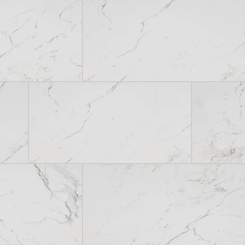Pietra Carrara Porcelain Tile — marble-look porcelain & ceramic tile, available at The Tile Store, Fort Lauderdale