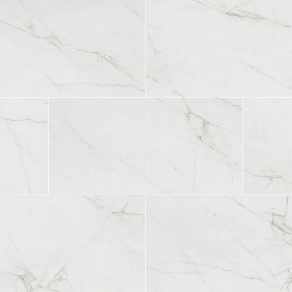 Dymo Calacatta White Wall Tile — marble-look wall tile, available at The Tile Store, Fort Lauderdale