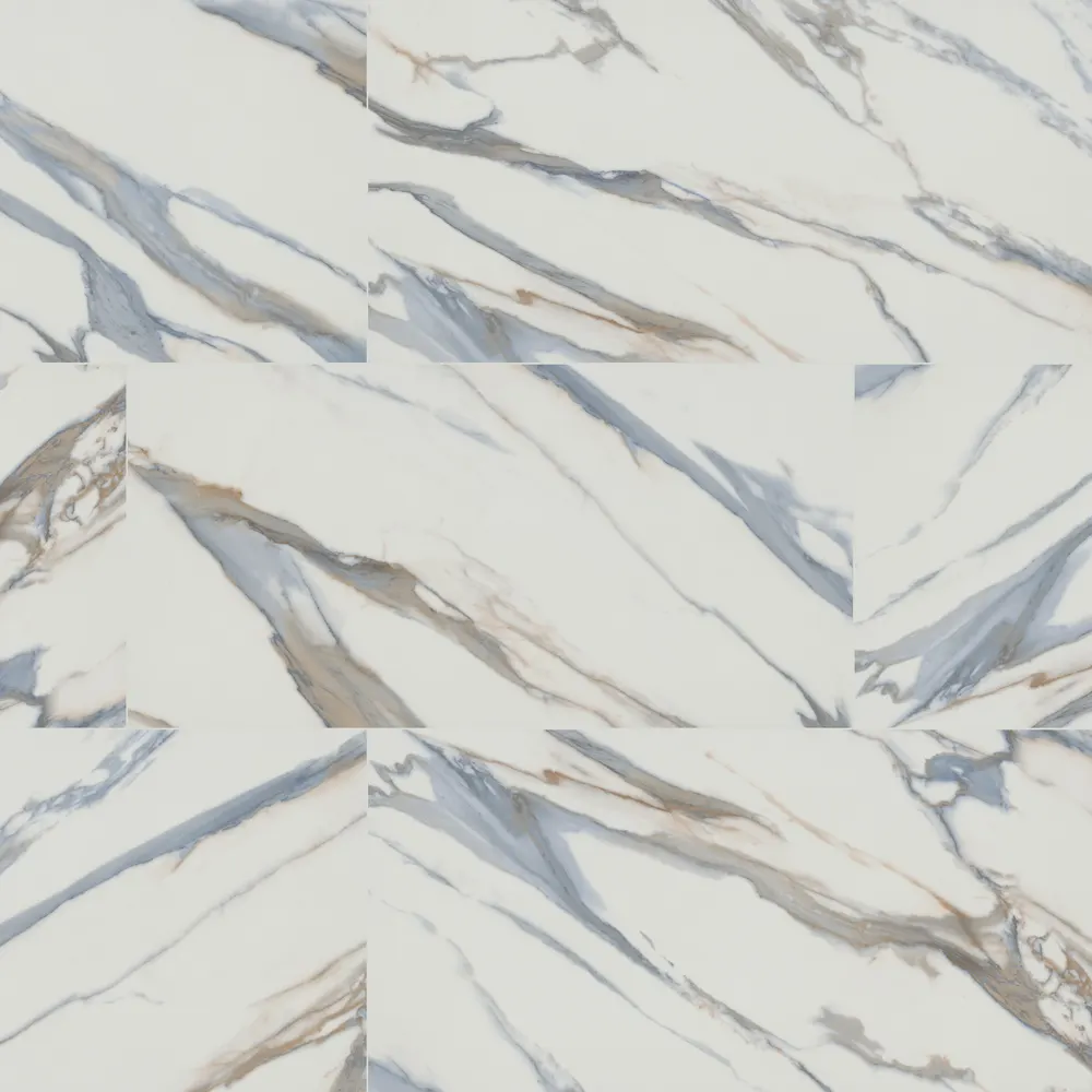 Valesia Azula Porcelain Tile — marble-look porcelain & ceramic tile, available at The Tile Store, Fort Lauderdale