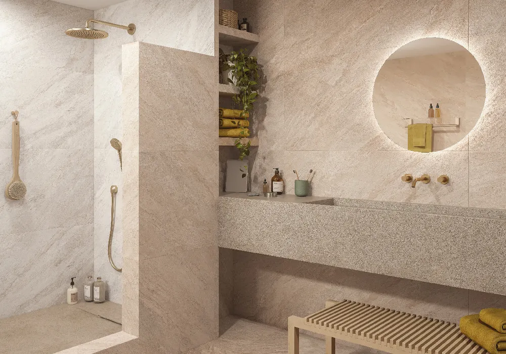 Quartz Stone Porcelain Tile — stone-look porcelain & ceramic tile, available at The Tile Store, Fort Lauderdale