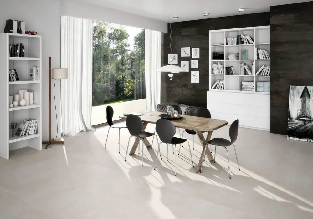 Neutra Concrete Porcelain Tile — concrete-look porcelain & ceramic tile, available at The Tile Store, Fort Lauderdale