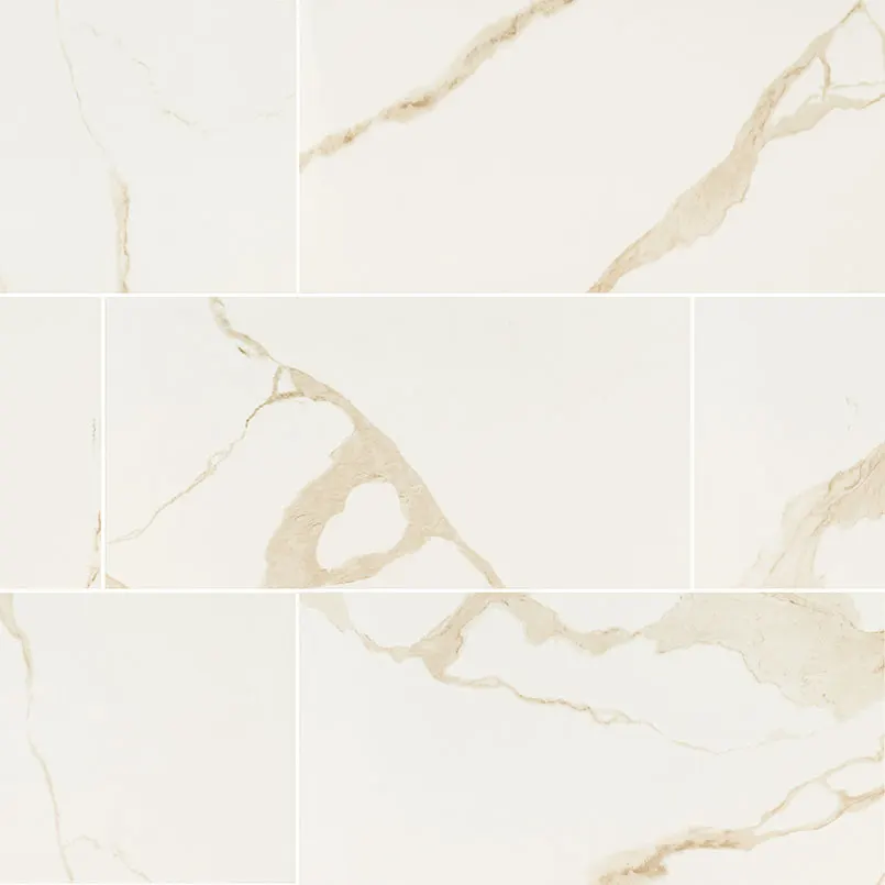 Eden Calacatta Porcelain Tile — marble-look porcelain & ceramic tile, available at The Tile Store, Fort Lauderdale
