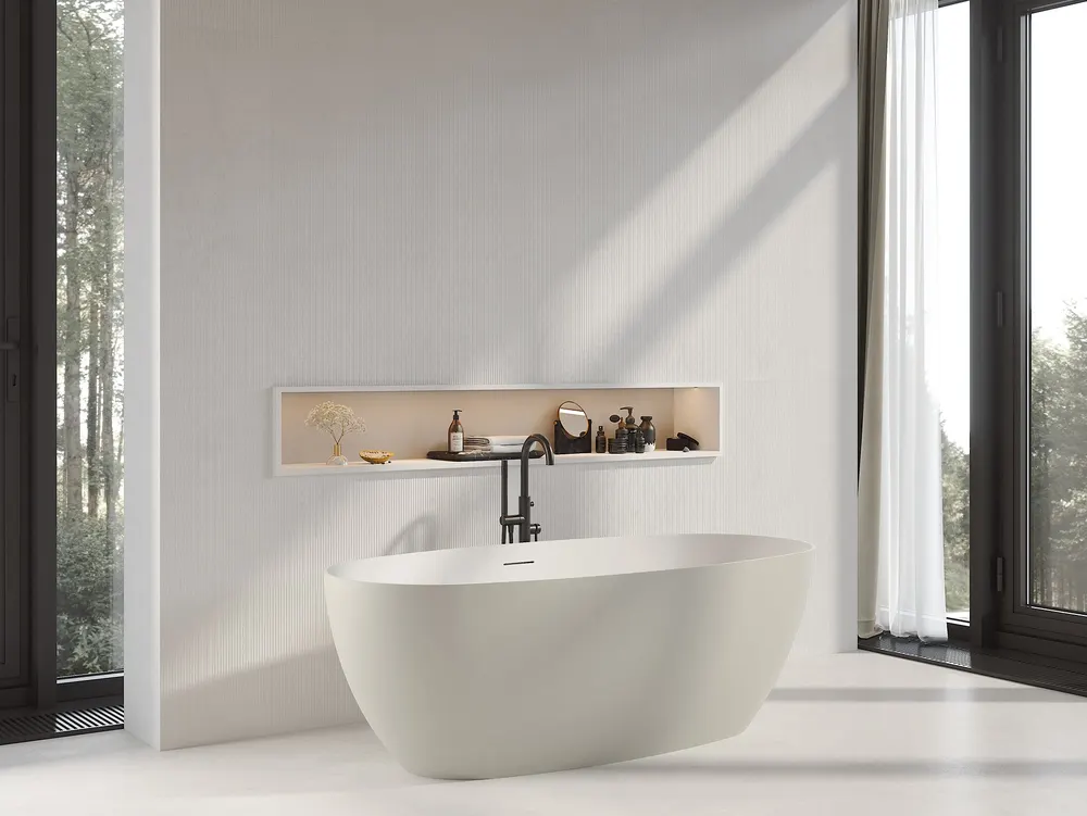 Byron Stone Porcelain Tile — stone-look 3d & decor tile, available at The Tile Store, Fort Lauderdale