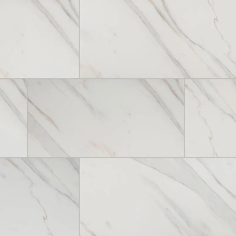 Pietra Calacatta Porcelain Tile — marble-look porcelain & ceramic tile, available at The Tile Store, Fort Lauderdale