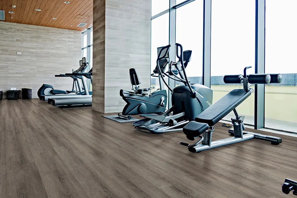 Glenridge Charcoal Oak Luxury Vinyl Plank — wood-look luxury vinyl, available at The Tile Store, Fort Lauderdale