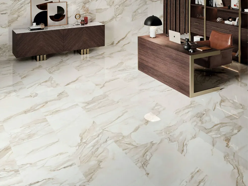 Golden Hill Marble Porcelain Tile — marble-look porcelain & ceramic tile, available at The Tile Store, Fort Lauderdale