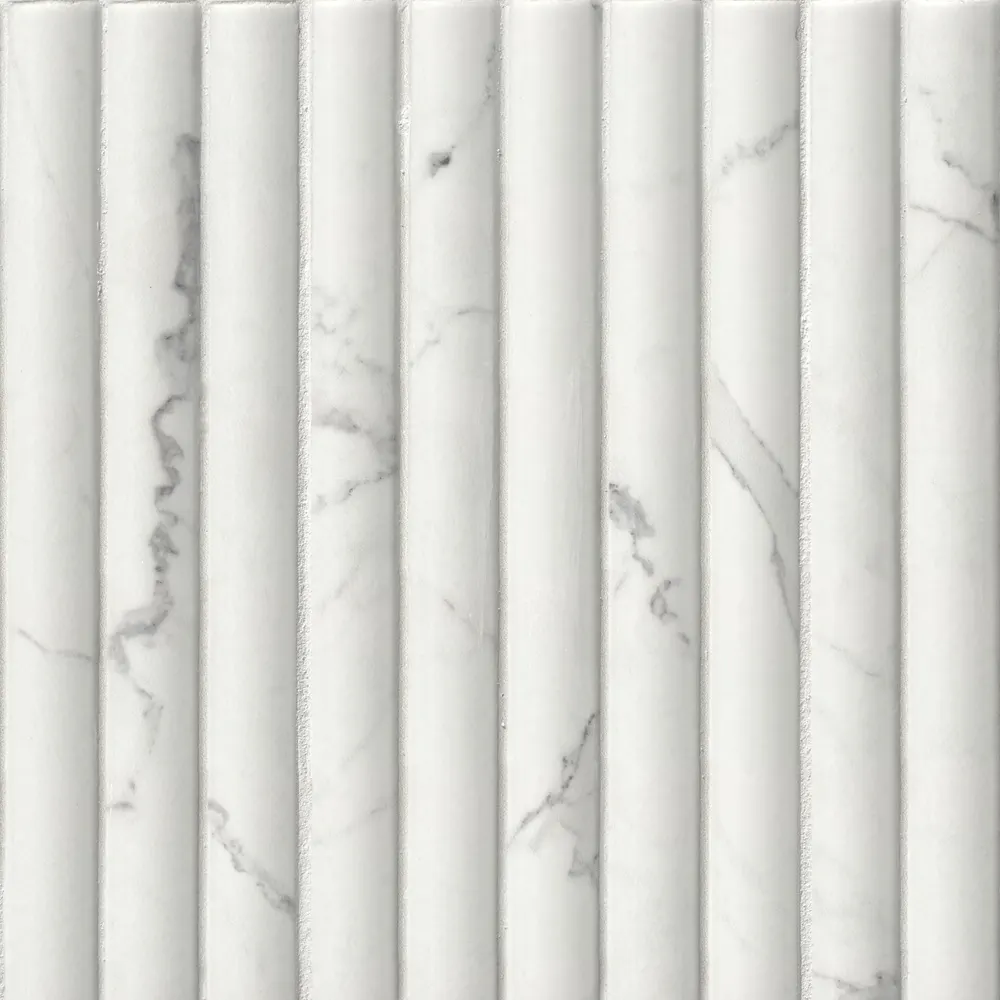 Scanalato Calacatta Porcelain Tile — marble-look porcelain & ceramic tile, available at The Tile Store, Fort Lauderdale