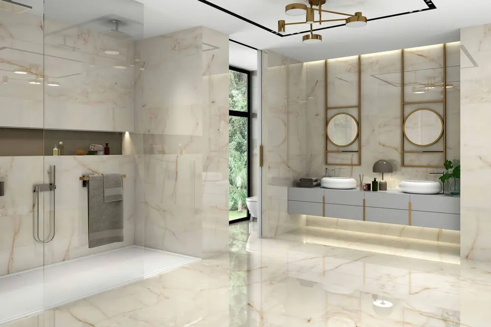 Aral Marble Porcelain Tile — marble-look porcelain & ceramic tile, available at The Tile Store, Fort Lauderdale