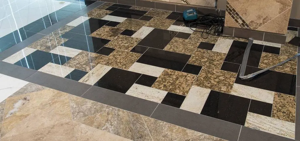Black Galaxy Granite Tile — stone-look natural stone, available at The Tile Store, Fort Lauderdale