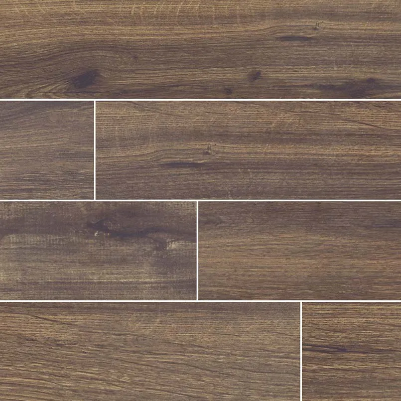 Palmetto Walnut Porcelain Tile — wood-look porcelain & ceramic tile, available at The Tile Store, Fort Lauderdale