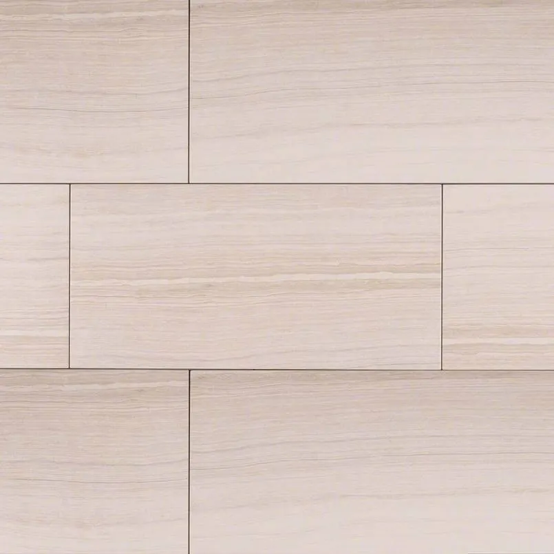 Eramosa White Porcelain Tile — stone-look porcelain & ceramic tile, available at The Tile Store, Fort Lauderdale