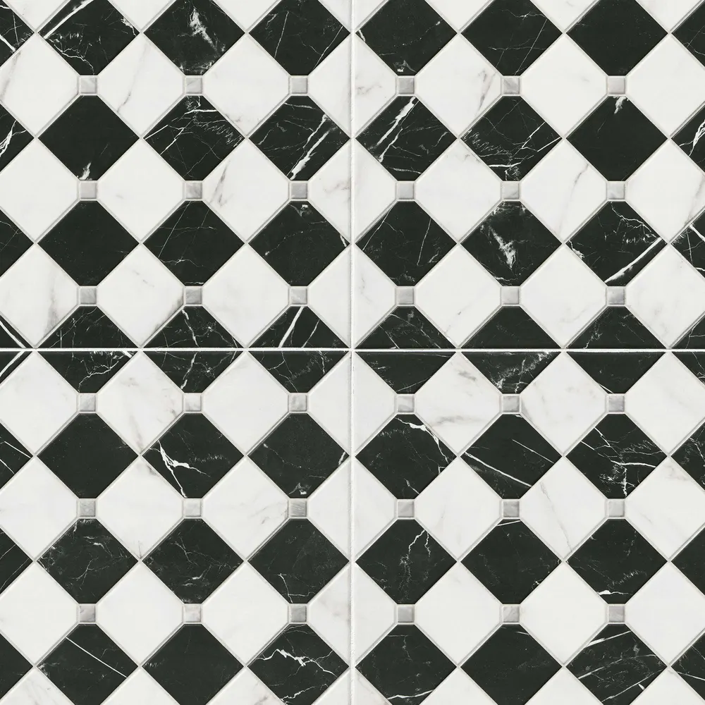 Casa Tuxedo Porcelain Tile — marble-look porcelain & ceramic tile, available at The Tile Store, Fort Lauderdale