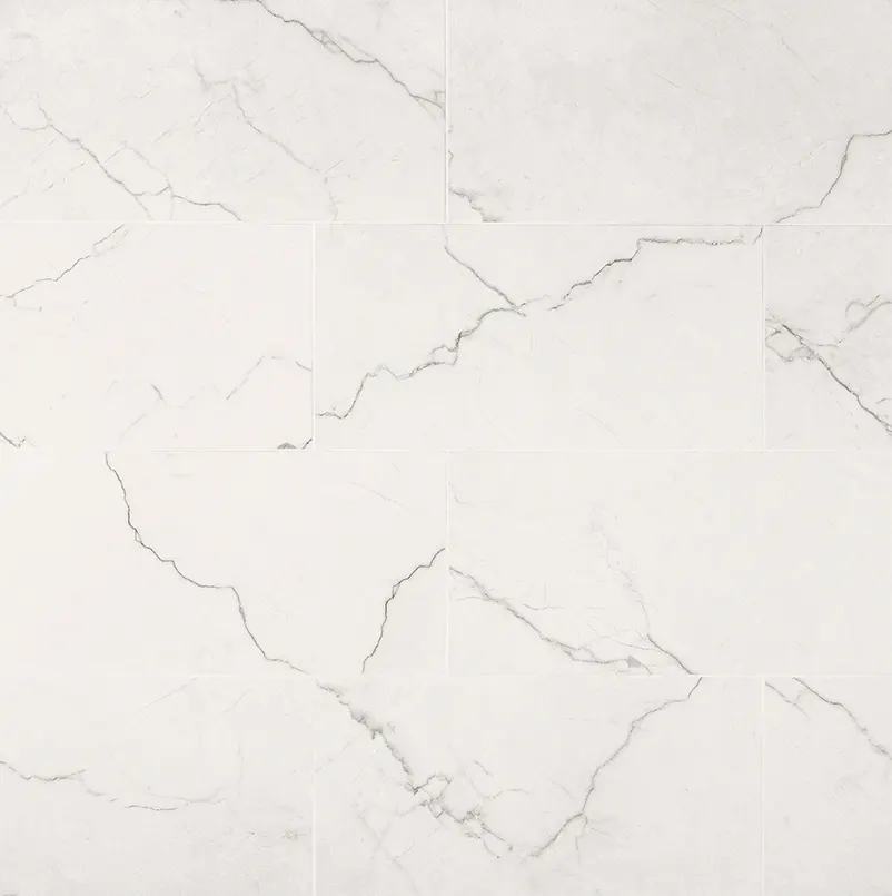 Brighton Grey Porcelain Tile — marble-look porcelain & ceramic tile, available at The Tile Store, Fort Lauderdale