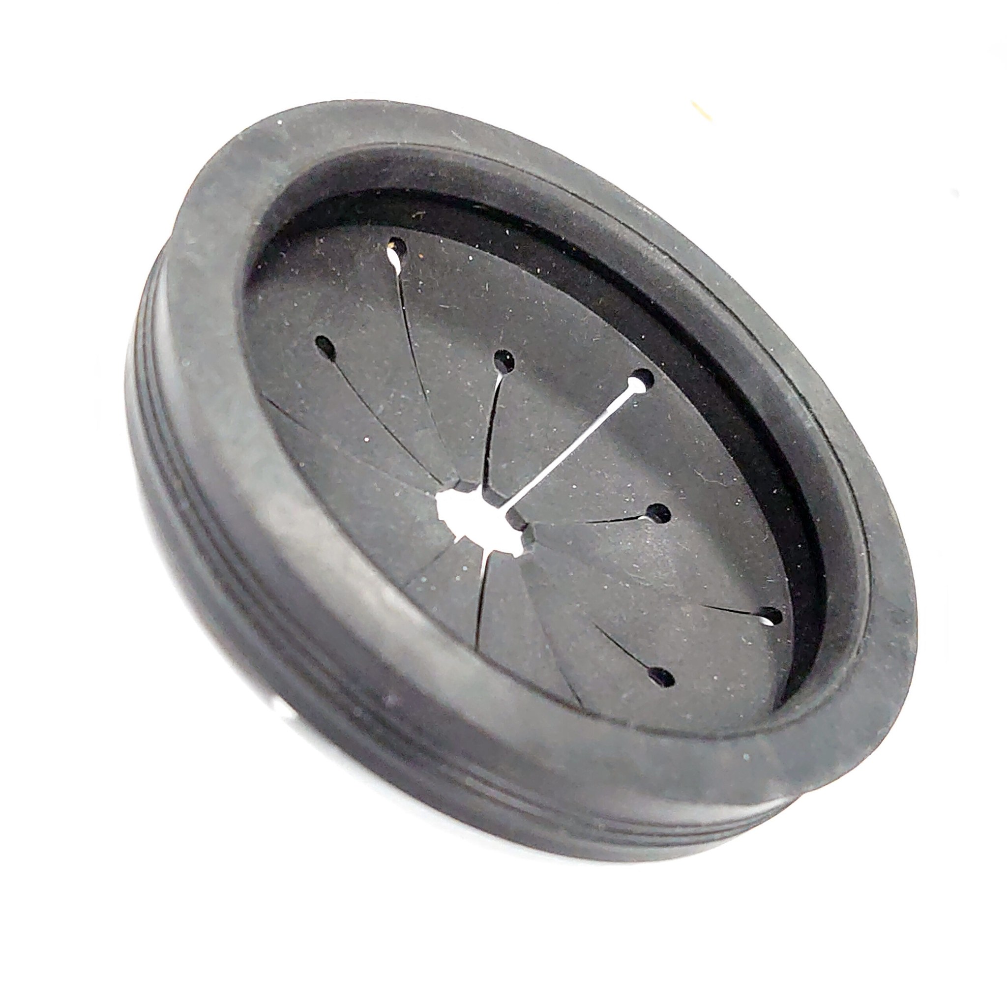 Garbage disposal splash guard — black