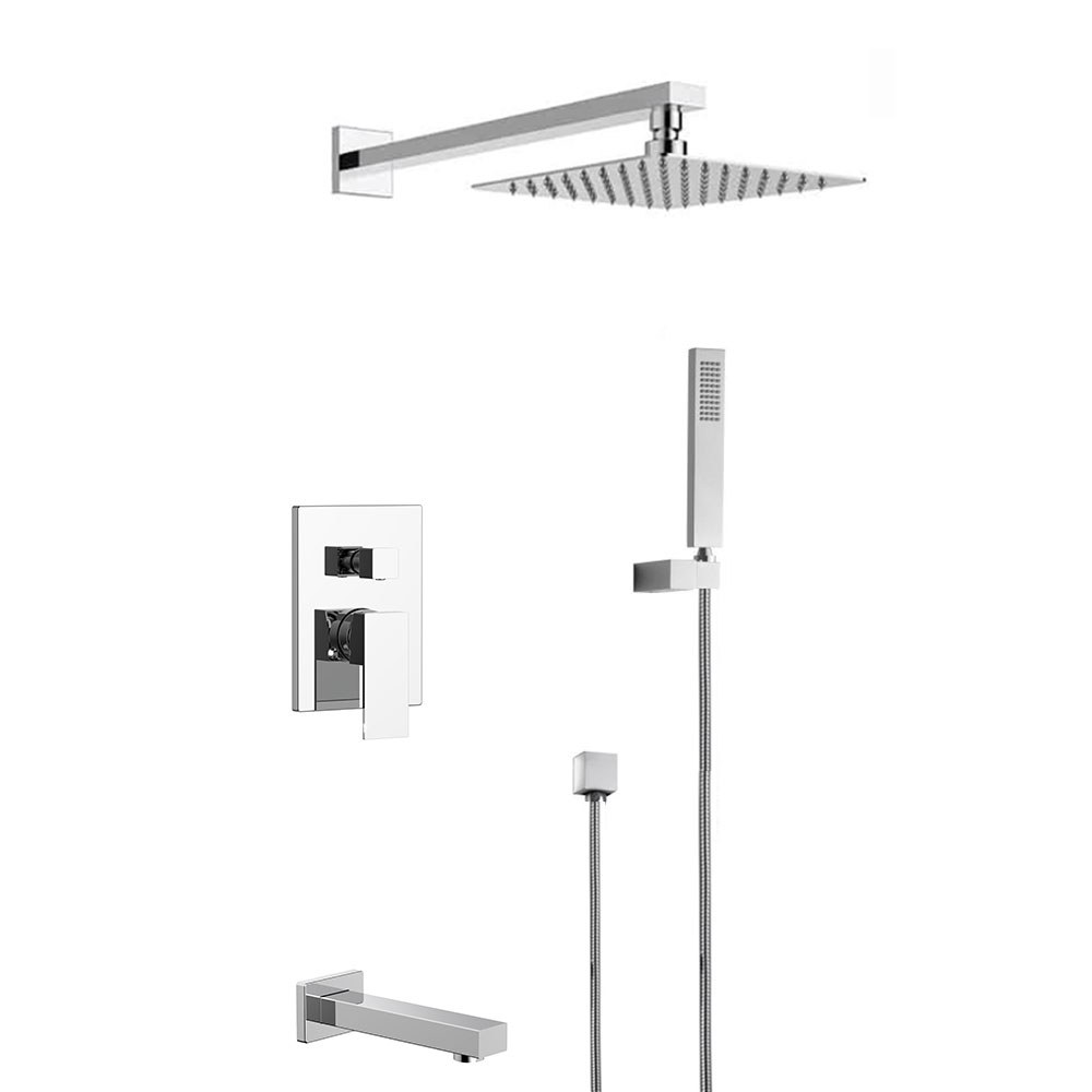 Aventine Two-Handle Wall-Mounted Tub and Shower Set