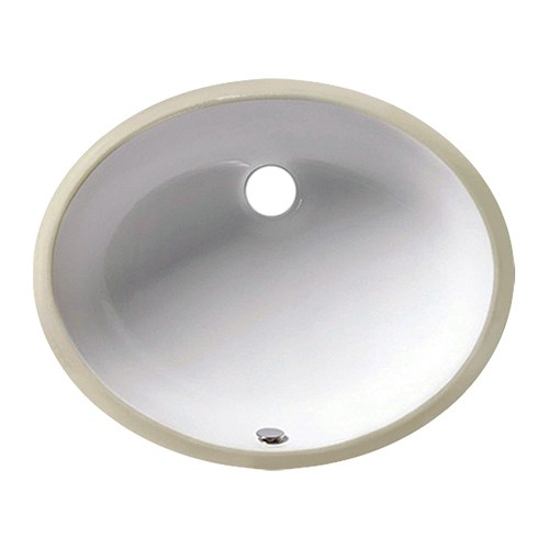 Belvira 13 x 10 in. oval undermount porcelain lavatory sink