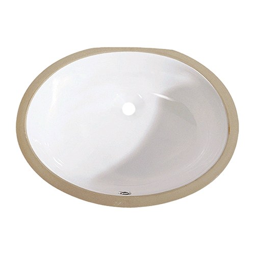 Belvira 22 x 16 in. oval undermount porcelain lavatory sink