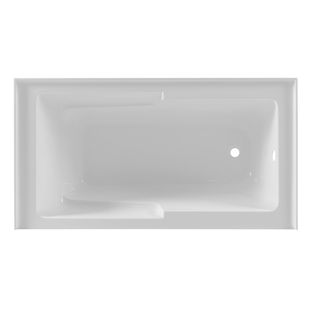 Bramwell 60 x 30 in. Acrylic Alcove Soaking Tub
