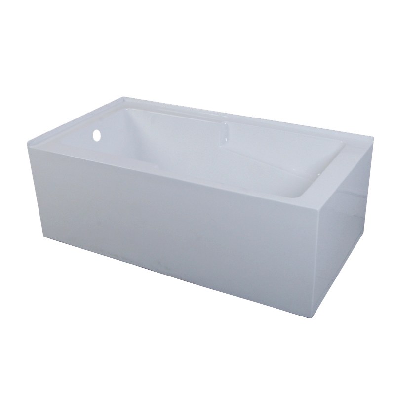 Bramwell 60 x 32 in. acrylic soaking tub with armrests