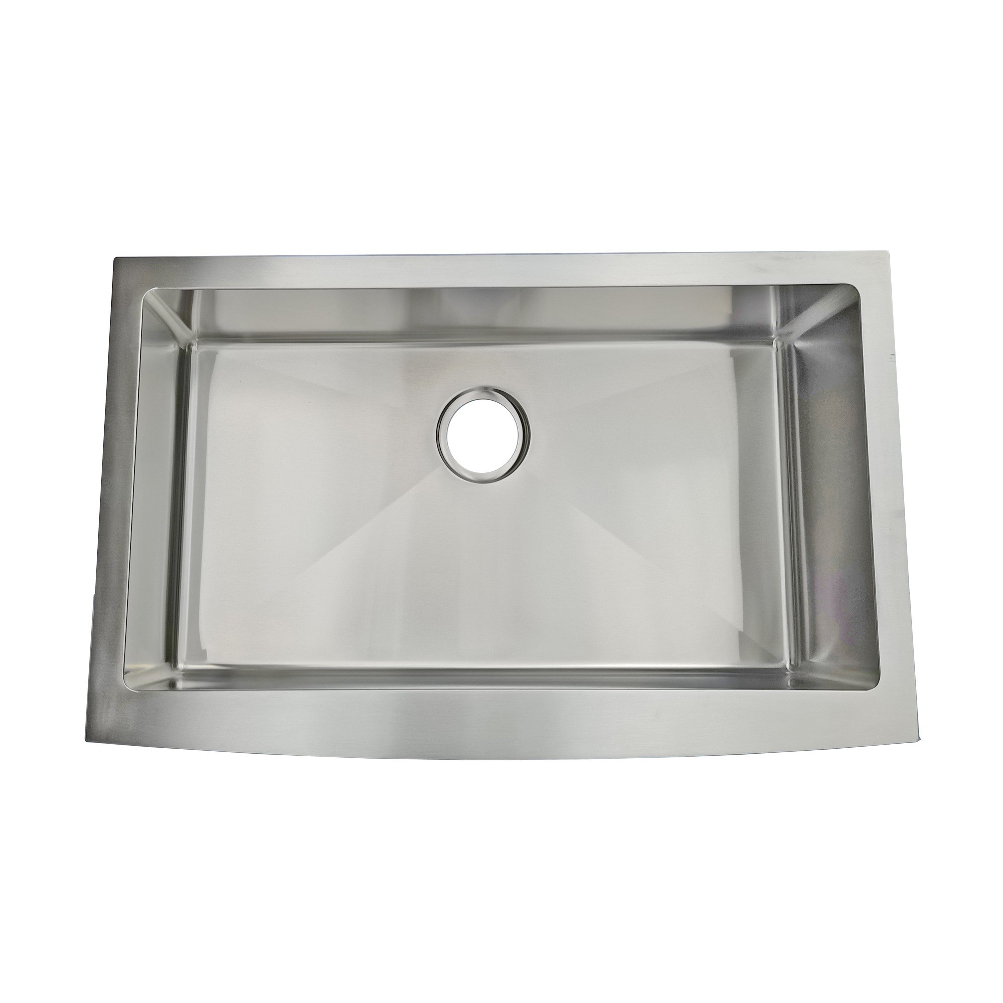 Calder 33 x 20 in. Apron Front Single Bowl Kitchen Sink — Micro Radius