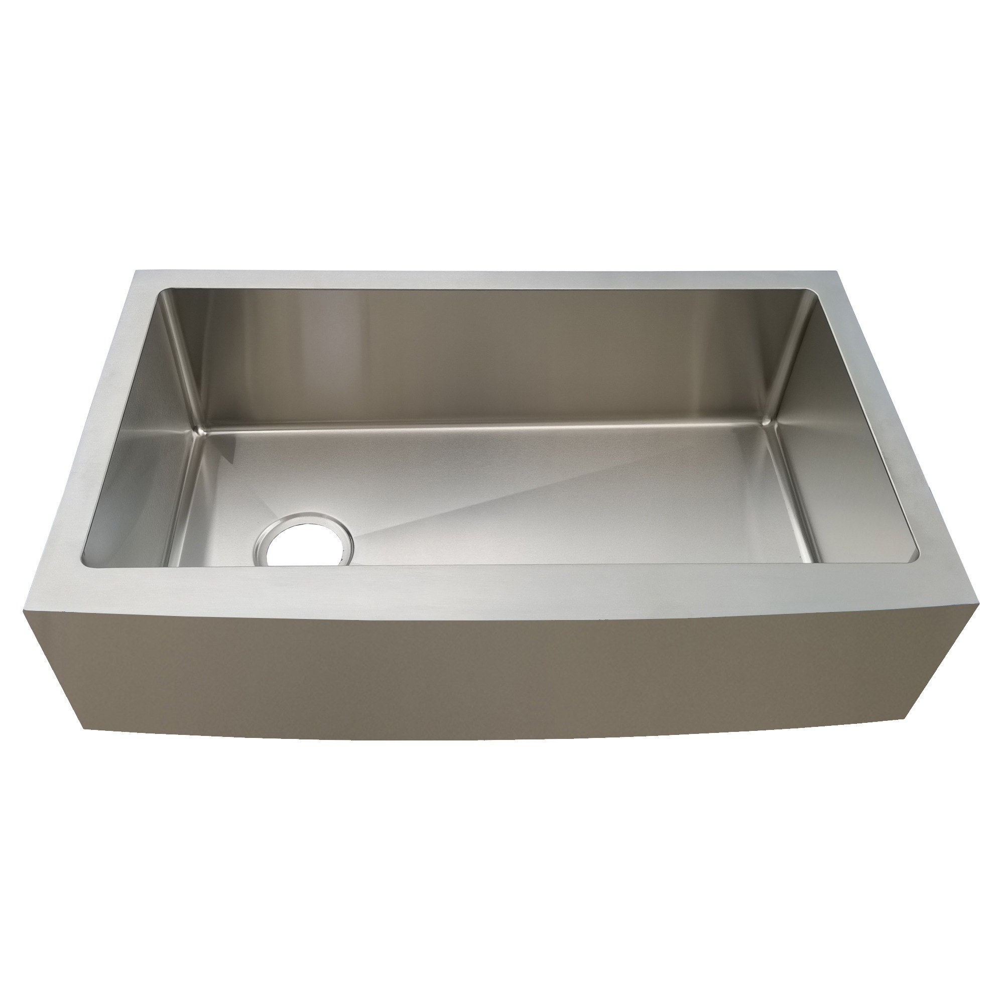 Calder 33 x 20 in. Farmhouse Apron Front Single Bowl Kitchen Sink with Left Drain