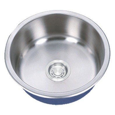 Castellan Round Undermount Bar Sink — Center Drain