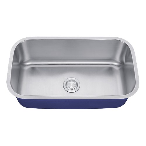 Castellan 32 x 18 in. Single Bowl Kitchen Sink — Standard Radius
