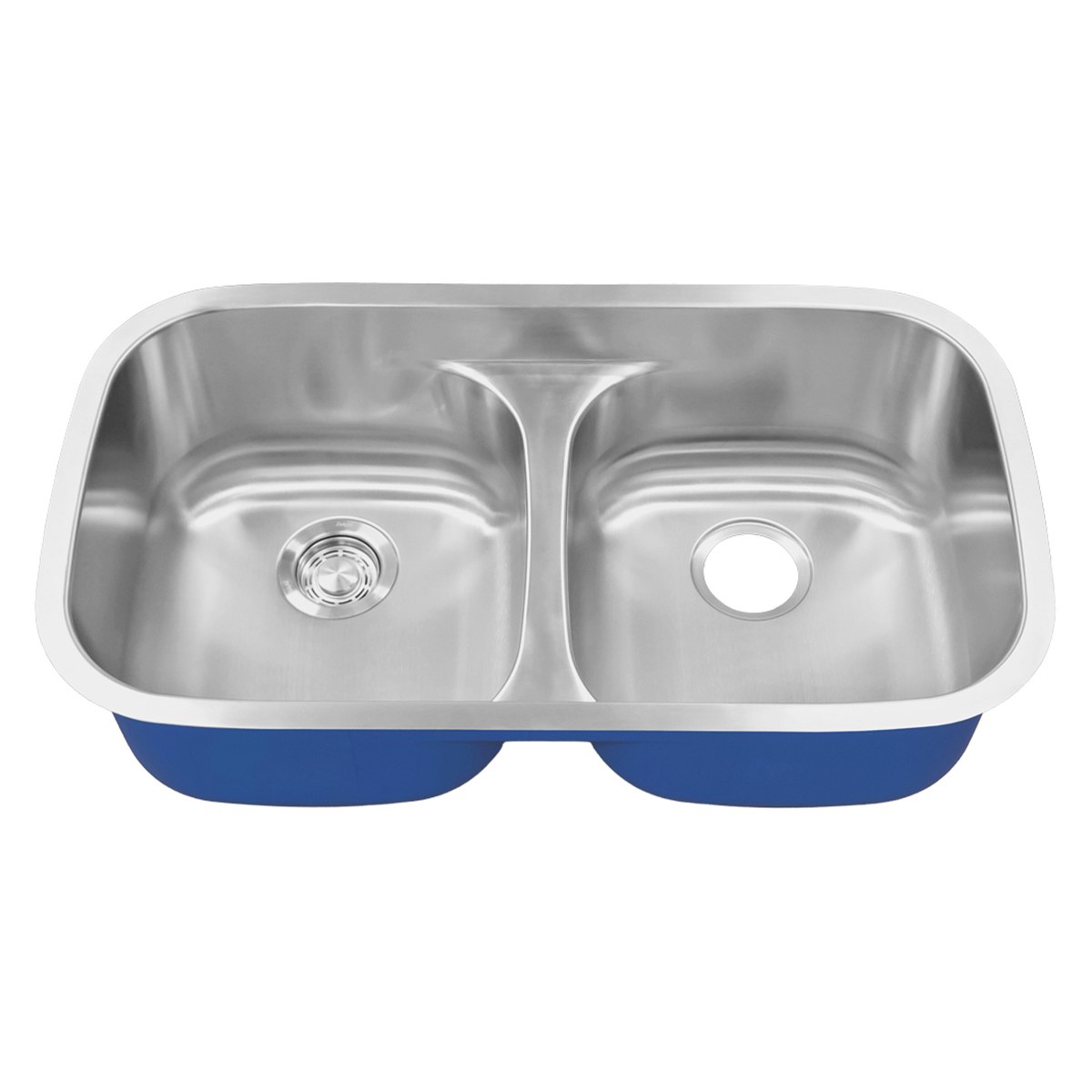 Castellan 50/50 Double Bowl Undermount Sink with Low Divide