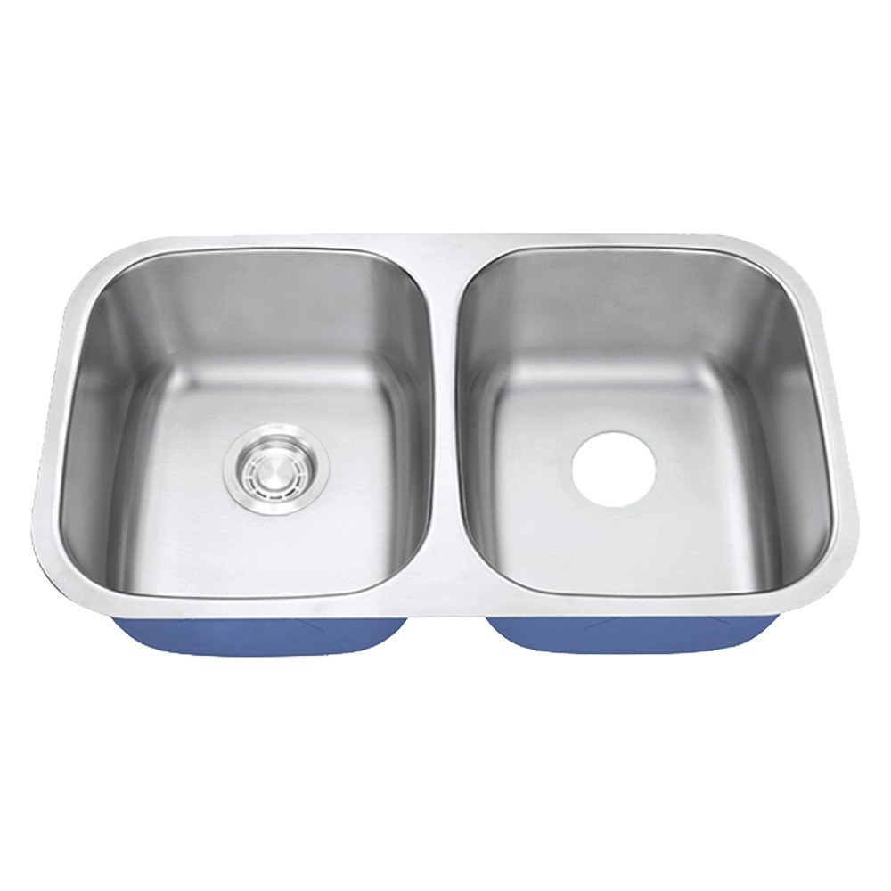 Castellan 50/50 Double Bowl Kitchen Sink — Full-Height Divider