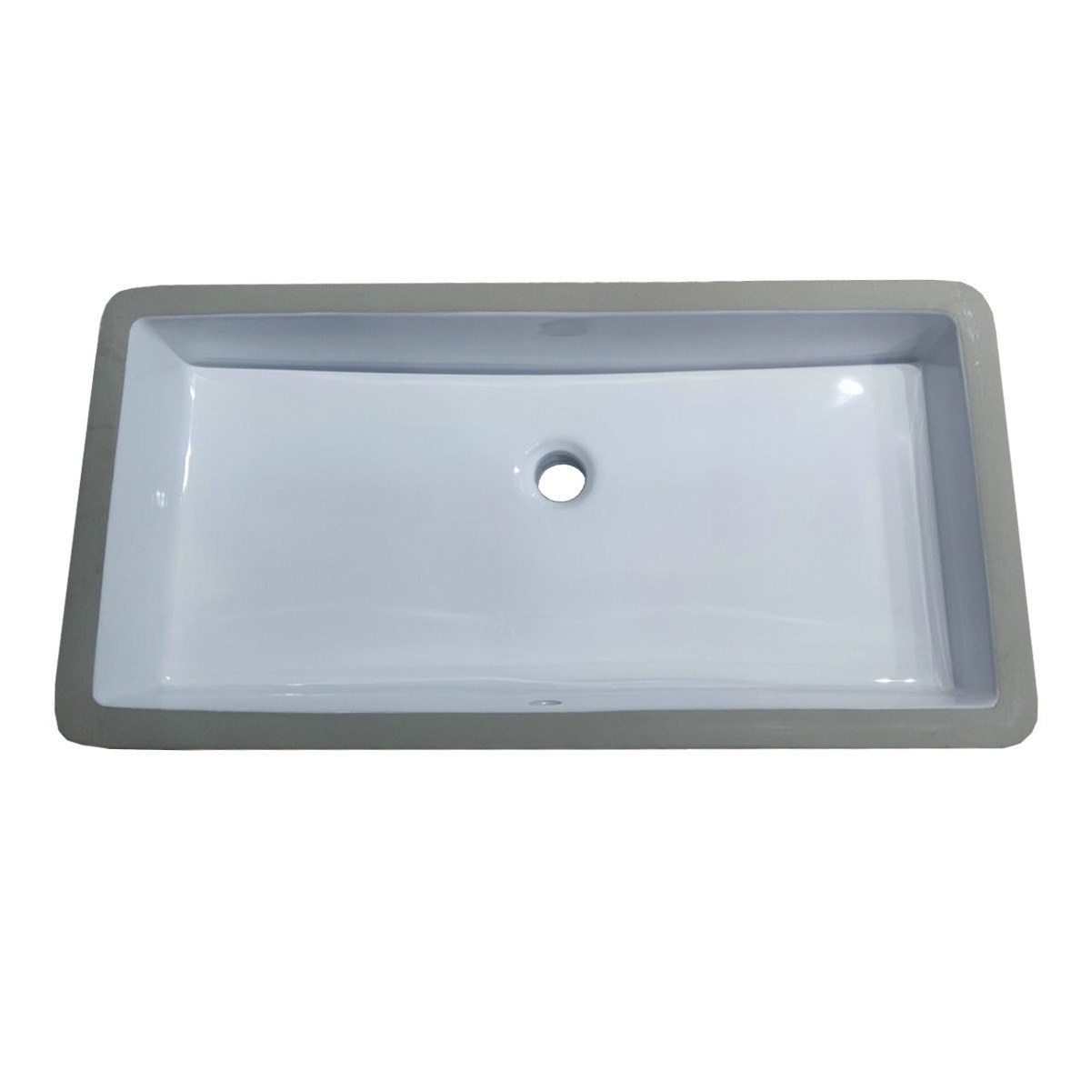 Delmara 25 x 12 in. Undermount Rectangular Bathroom Sink