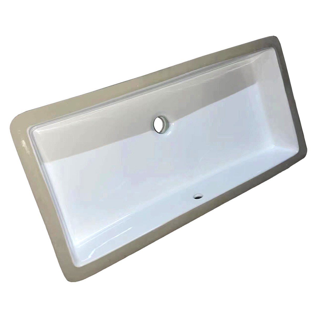 Delmara 33 x 11 in. Undermount Rectangular Bathroom Sink