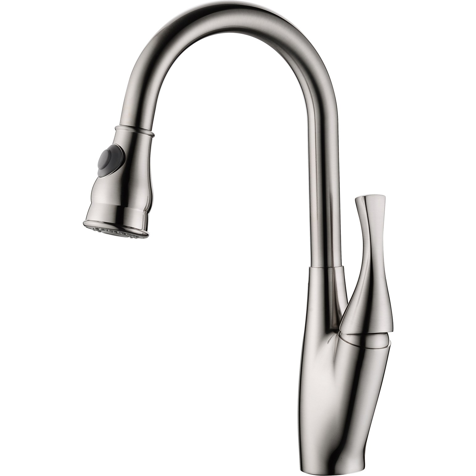 Elvara Single-Hole Pull-Down Kitchen Faucet with Two-Function Sprayer