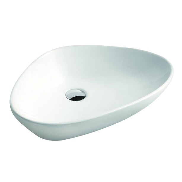 Fiorella Triangular Porcelain Vessel Sink