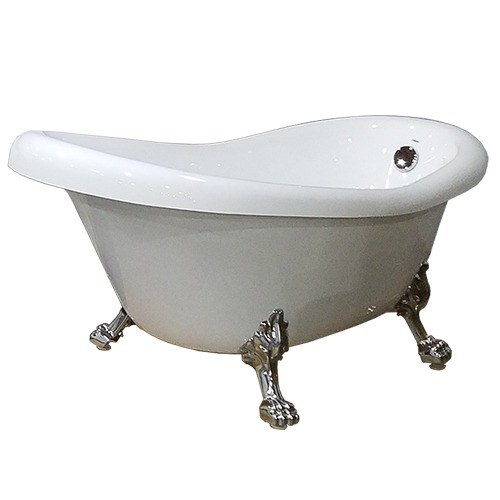 Fontane Clawfoot Freestanding Soaking Tub — 62 Gallon