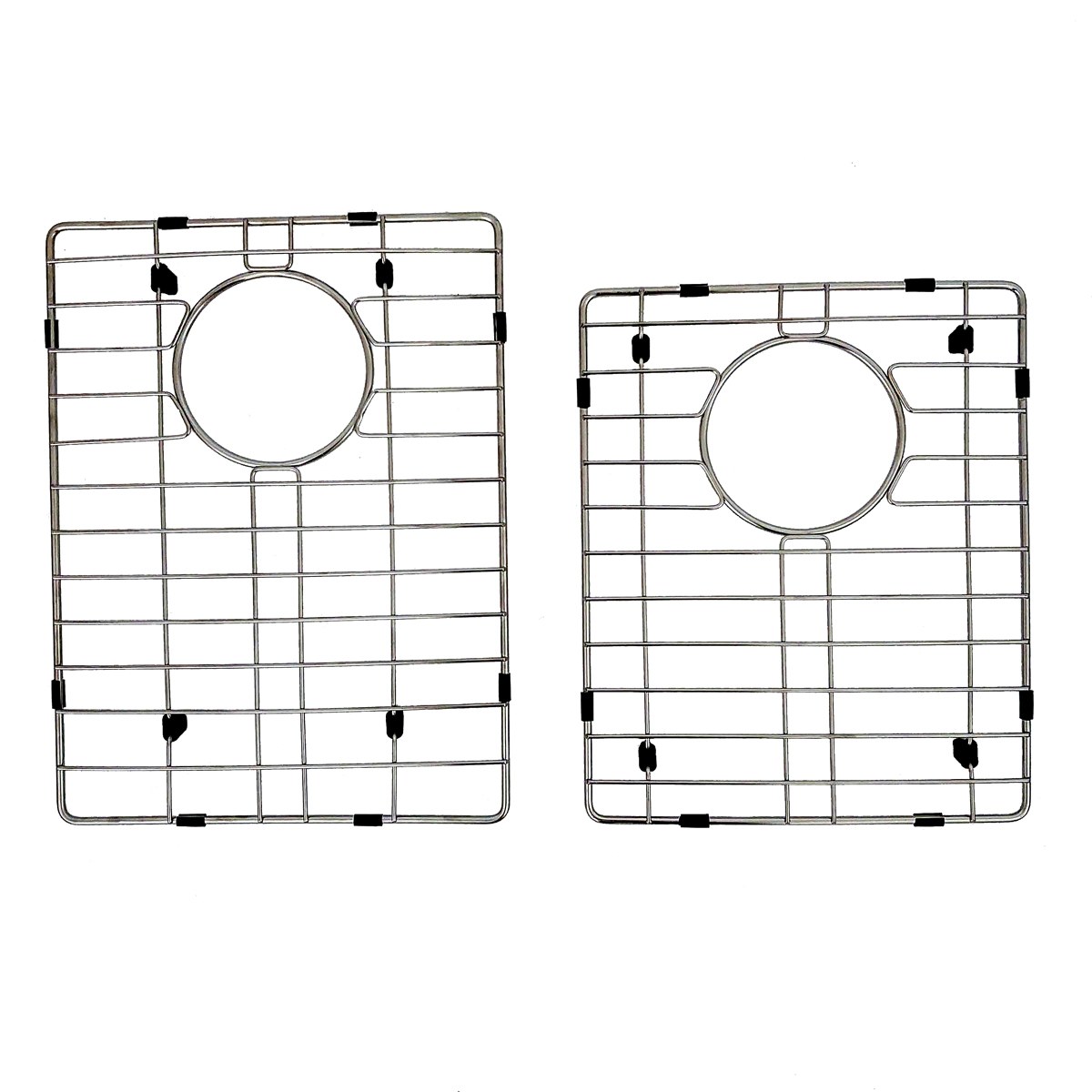 Calder offset 60/40 double-bowl sink bottom grid set
