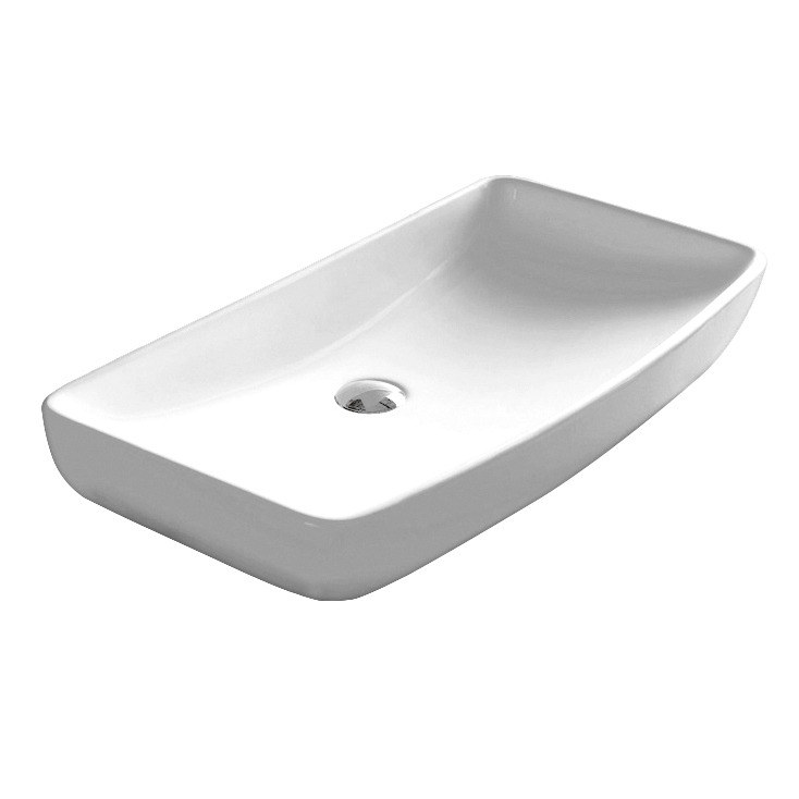 Halvora Rectangular Porcelain Vessel Sink