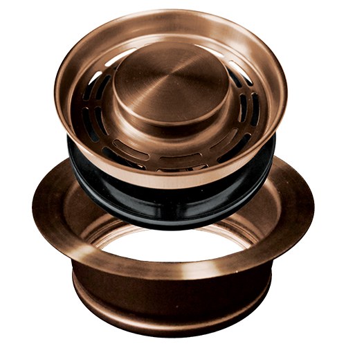 Disposal Flange, Antique Copper PVD — 3.5 in.