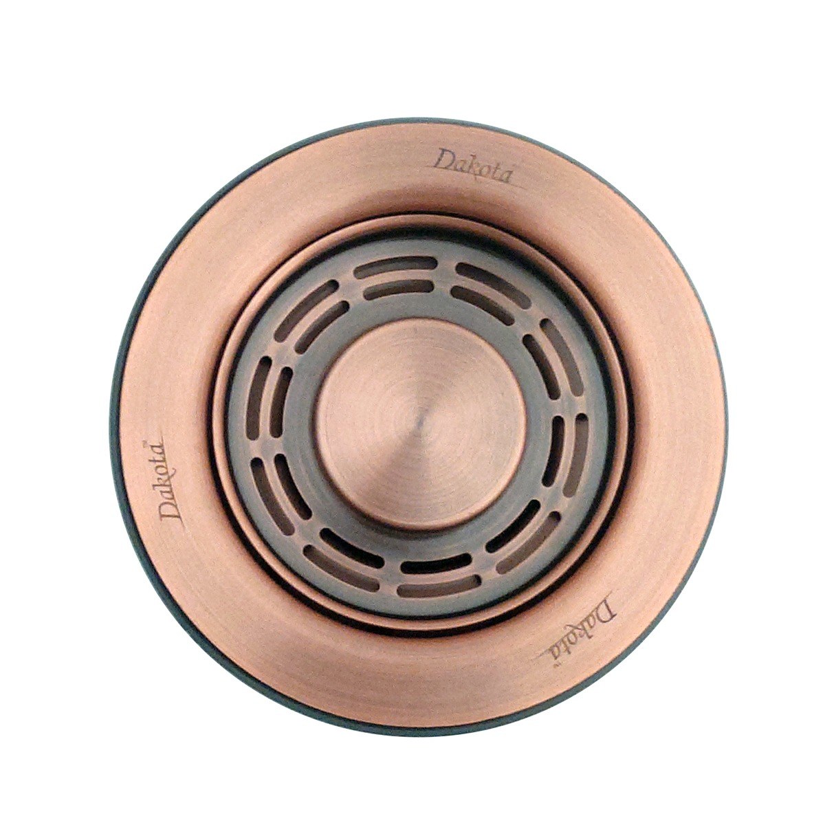 Sink Strainer, Antique Copper PVD — 3.5 in.