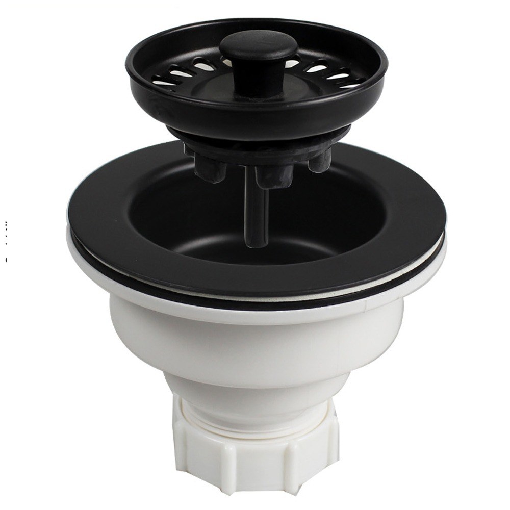 Composite Push-Pull Basket Sink Strainer — 3.5 in.