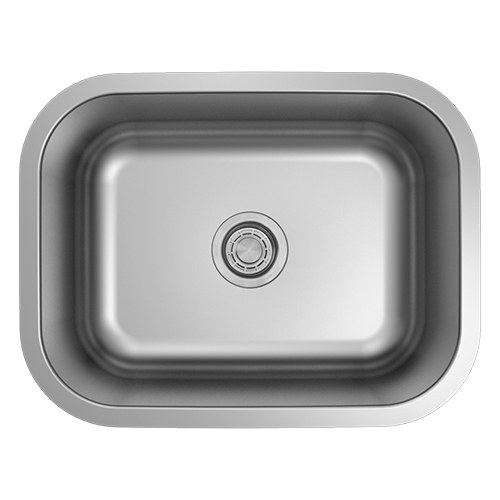 Marbella 23 x 18 in. single bowl undermount kitchen sink, 5.5 or 9 in. bowl depth