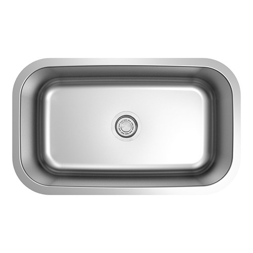 Marbella 30 x 18 in. single bowl undermount kitchen sink, 9 in. bowl depth
