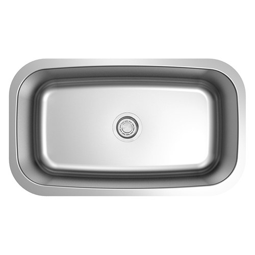 Marbella 32 x 18 in. standard radius stainless steel kitchen sink