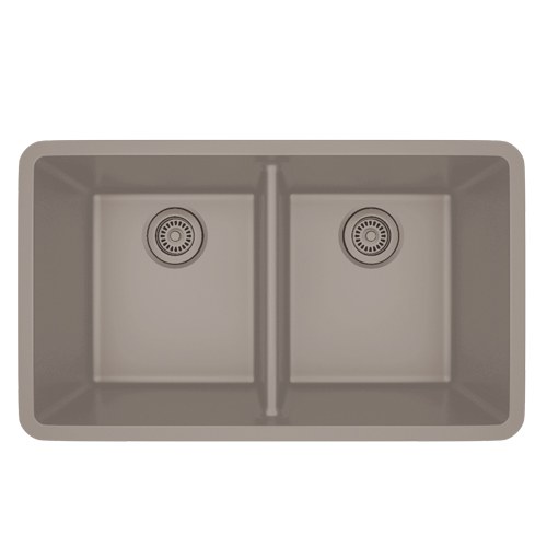 Norwell 50/50 Double-Bowl Quartz Composite Undermount Sink